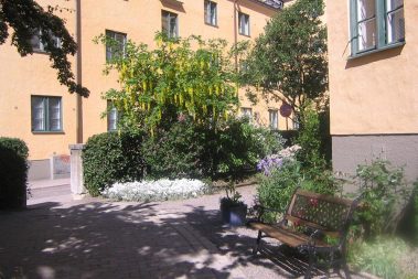 Fasad Röda bergens seniorboende