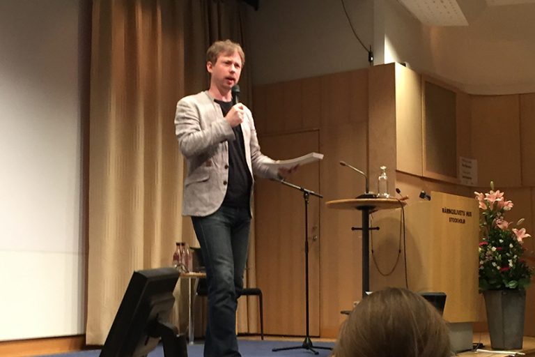 Tobias Persson stod för underhållningen