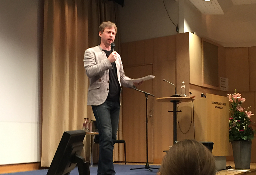 Tobias Persson stod för underhållningen