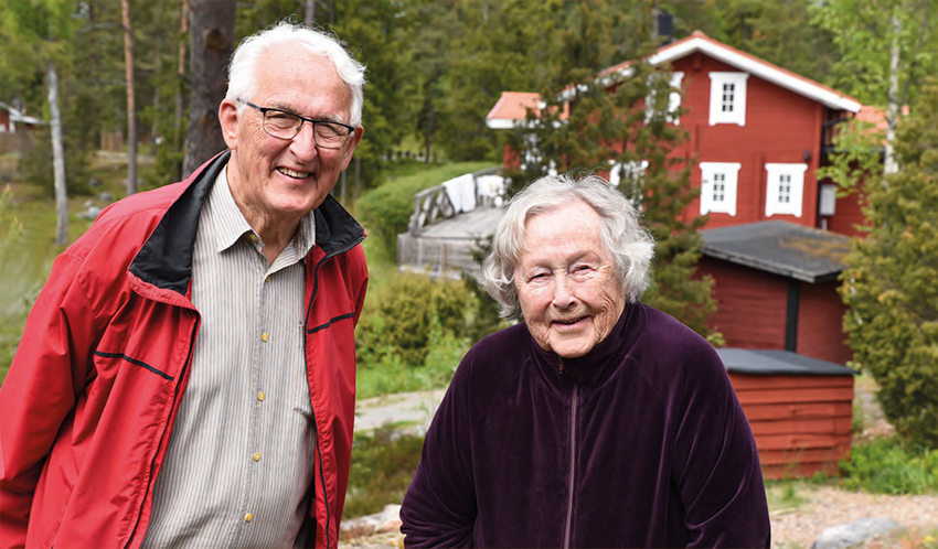 Gösta Wetterlind och storasyster Gerd