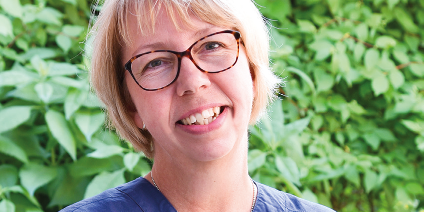 Liselott Berg på Lisebergs äldreboende