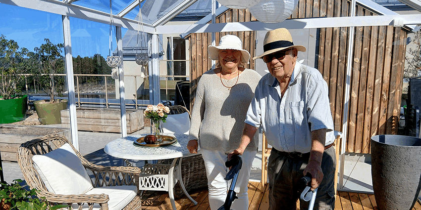 Invigning av växthuset i Saltsjösten